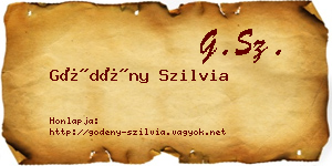Gödény Szilvia névjegykártya